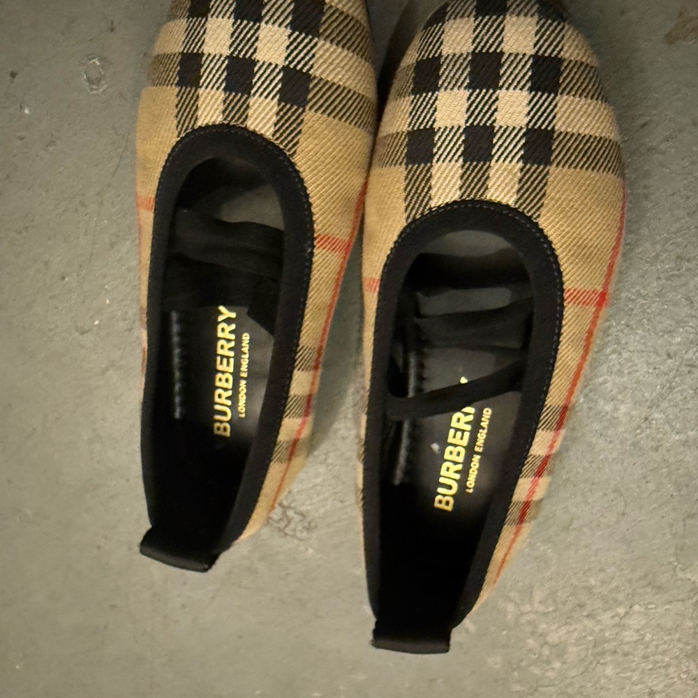 Burberry ballerina flats kids.